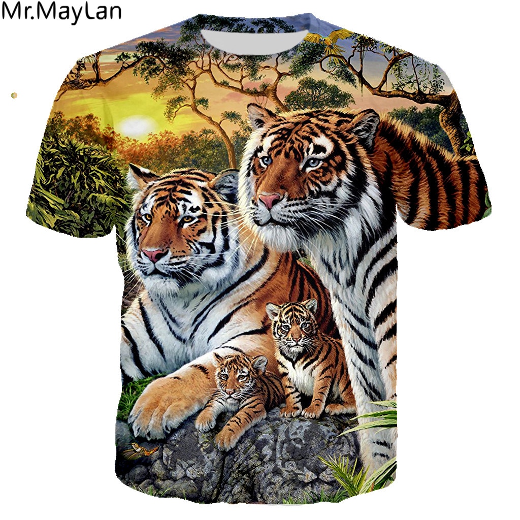 New Tiger Animals t shirt 3D Ʈ  tshirt  ..